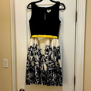 Milly Silk/wool dress with belt size 6